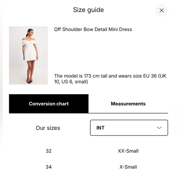 Off Shoulder Bow Detail Mini Dress - Picture 4 of 4